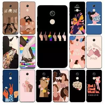 Чехол для телефона FHNBLJ Feminist Girl Power для женщин Redmi Note 8 7 9 4 6 pro max TX 5A 3 10 lite pro XiaomiNote10lite
