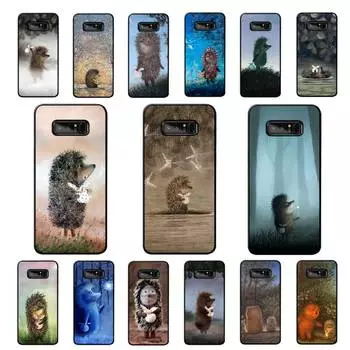 Чехол для телефона FHNBLJ Hedgehog In The Fog для Samsung Note 5 7 8 9 10 20 pro plus lite ultra A21 12 02 Note 10 lite