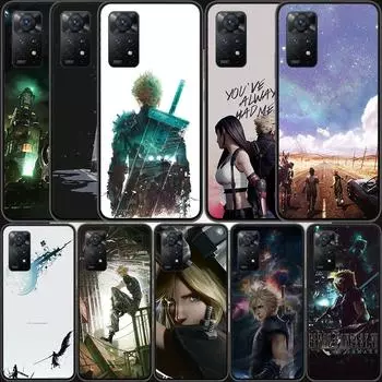 Чехол для телефона Final Fantasy VII для Xiaomi Redmi K40 Pro 10 Prime 10A 10C 10X 9 9A 9C 9T 8 8A 7 7A 6 6A S2 K30 K20 Cover Shell Coqu Redmi 9