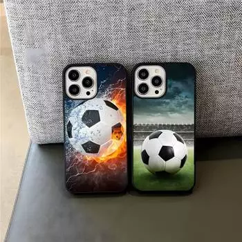 Чехол для телефона Fire Football Soccer Ball, силиконовый для iPhone 12 13 11 Max Pro Mini 6 7 8 Plus X Xs XR SE2020, твердый качественный чехол из ТПУ iphone 6Plus