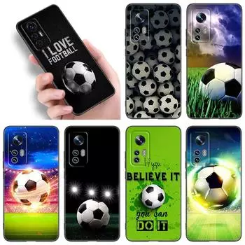Чехол для телефона Fire Football Soccer для Xiaomi Mi A2 8 9 SE Note 10 10T 11 12 Lite 9T 11T 12S 12T Pro A3 6X 12X, мягкий черный чехол из ТПУ Xiaomi Mi A2(6X)