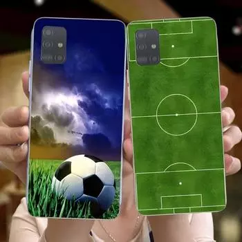 Чехол для телефона Fire Soccer Football для Huawei P50 P40 P30 Pro Mate 40 30 Pro Nova 8 8i Y7P Honor, прозрачный чехол для телефона Huawei P50 Pro