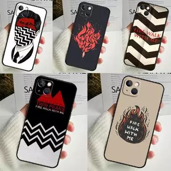 Чехол для телефона Fire Walk With Me Twin Peaks для iPhone 14 13 12 11 16 15 Pro Max Plus Mini 7 8 X XR XS Max, мягкий чехол iPhone 13Pro MAX