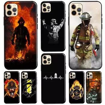 Чехол для телефона Firefighter Heroes Fireman для iPhone 13 11 12 Pro Max 7 8 Plus X XR XS Max SE 2020 12 13 Mini задняя крышка iPhone 5 5S SE