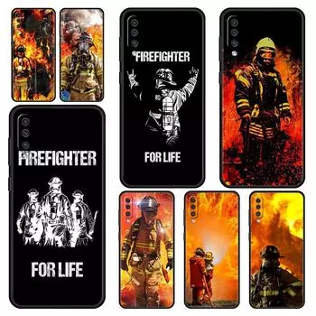 Чехол для телефона Firefighter Heroes Fireman для Samsung Galaxy A52 A50 A70 A10 A30 A40 A20S A20E A02S A12 A22 A72 A32 5G A04s Samsung A02s
