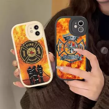 Чехол для телефона Firefighter Heroes Fireman из твердой кожи для iPhone 14 13 12 Mini 11 14 Pro Max Xs X Xr 7 8 Plus 6 6s iphone 11
