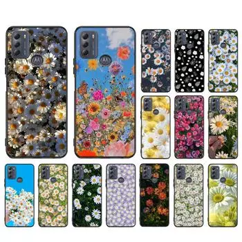 Чехол для телефона Flower Daisy для Moto G84 G22 G32 G42 G52 G62 G53 G72 G60 G60S G100 G10 G20 G30 G13 G50 G 5G G Pure Moto G50