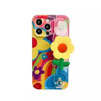 Чехол для телефона Flower, модный чехол с масляной живописью, желтые цветы, сменный чехол для смартфона 12 Pro, аксессуары 14promax