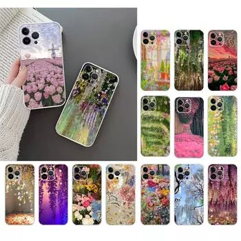 Чехол для телефона Flowers Garden для iPhone 15 14 Pro Max 13 12 11 Pro Max XSMax XR 12 13 mini 14 Plus iPhone 11