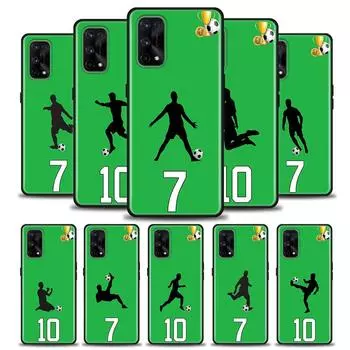 Чехол для телефона Football Star Player для OPPO Realme C1 C2 C3i C21 C21Y C25s C15 C11 C12 C20 XT GT GT2 X50 Narzo Pro, чехол Realme C1