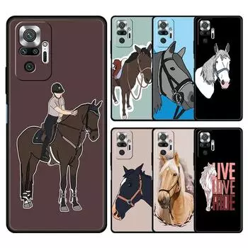 Чехол для телефона Frederik The Great Beauty Horse для Xiaomi Redmi Note 12 11 10 Pro 9S 9 8 7 9T 8T 9C 9A 8A 12 11T 5G 10S Мягкий чехол Redmi Note 12 5G
