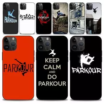 Чехол для телефона Freerunning Parkour iPhone15 14 13 12 11 Pro Max Mini X 7 8 Мягкий чехол iPhone12mini