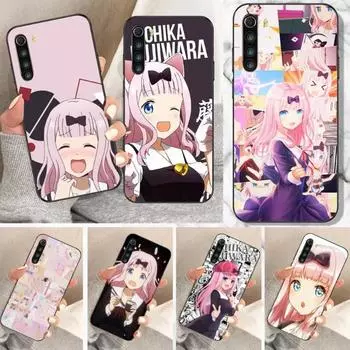 Чехол для телефона Fujiwara Chika для девочек Xiaomi Redmi Note 11 10 9T 8 7 Pro Redmi 10 9 9A 9C 8 7 6, мягкий черный чехол для телефона Redmi Note11-11S 4G
