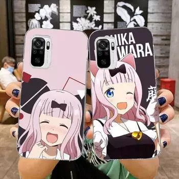 Чехол для телефона Fujiwara Chika Girls для Xiaomi 12 11T 10 9 Redmi Note 11 10 10S Pro Redmi 9 9A 8 Прозрачный чехол для телефона Xiaomi 12-12X