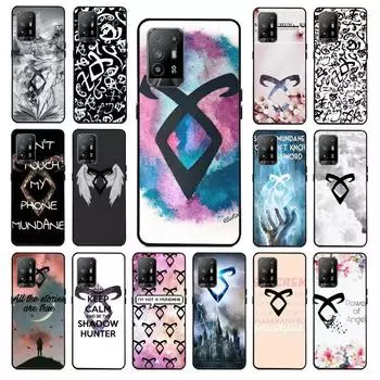 Чехол для телефона Funda American TV Series Shadowhunters для OPPO A74 A94 A3S A5S A9 A12 A15S A52 A53S A72 A73 2020 A91 5G, чехлы OPPO A3S