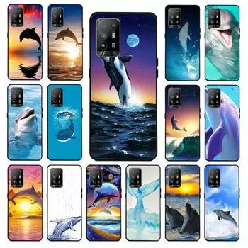 Чехол для телефона Funda Dance Of Dolphin для OPPO A74 A94 5G A3S A5 A5S A9 A12 A15 A15S A52 A53 A53S A72 A73 2020 A91 5G, чехол OPPO A3S