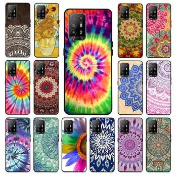 Чехол для телефона Funda Mandala Sun Flower для OPPO A74 A94 5G A3S A5 A5S A9 A12 A15 A15S A52 A53 A53S A72 A73 2020 A91 5G, чехлы OPPO A3S