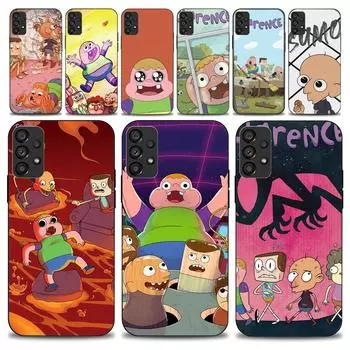Чехол для телефона Funny-C-Clarence-cartoon для Samsung Galaxy S22 S23 Ultra S21 S20 FE Plus Note 20 Мягкий чехол Samsungs20FE