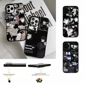 Чехол для телефона Fushiguro Megumi для Iphone 13 12 Mini 11 Pro Max 7 8 Plus X Xs Max XR, жесткий силиконовый чехол для ПК iphone xs max