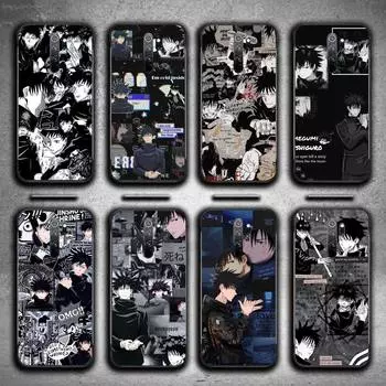 Чехол для телефона Fushiguro Megumi для Xiaomi Redmi 8A 9 K30 Pro 9A Note 8T Note 8 9 Pro TPU Мягкий силиконовый черный чехол Redmi note 8T