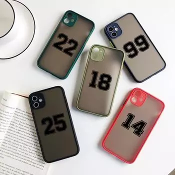 Чехол для телефона «Футбольные счастливые номера» для IPhone 14 13 12 11 Mini Pro Max XS X Max XR 8 7 Plus SE 2022, цвет кожи, чехол для телефона iPhone 14