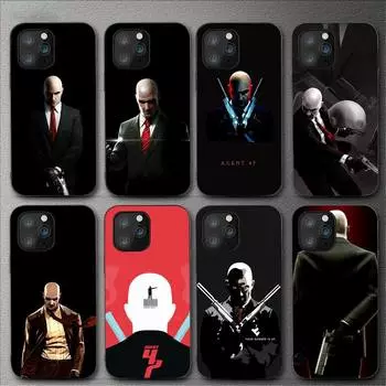 Чехол для телефона Game Hitman Agent 47 для Iphone 11 12 Mini 13 14 Pro Xs Max X 8 7 6s Plus 5 Se Xr Shell iPhone7plus