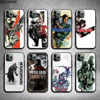 Чехол для телефона Game Metal Gear для iPhone 12 pro max mini 11 pro XS MAX 8 7 6 6S Plus X 5S SE 2020 XR iphone 11