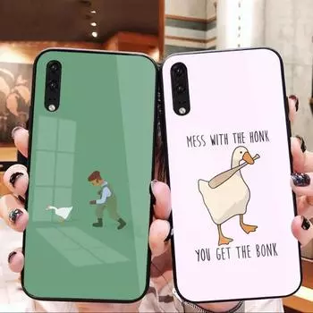 Чехол для телефона Game Untitled Goose для Huawei P50 P40 P30 P20 Pro Mate 40 30 20 Pro Nova 9 8 7 PC, стеклянный чехол для телефона Huawei P50 Pro