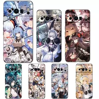 Чехол для телефона Genshin Impact Alhaitham для Google Pixel 8 7 6 Pro 6A 7A 5G, мягкий силиконовый противоударный чехол TPU черного цвета, TPU Fundas Pixel 8 Pro