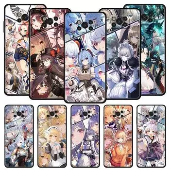 Чехол для телефона Genshin Impact Alhaitham для Xiaomi Poco X5 Pro X4 X3 NFC F5 Pro F4 F3 GT M5 M4 Pro 5G M3 C51 C50 C55 Мягкий чехол Poco X3 GT