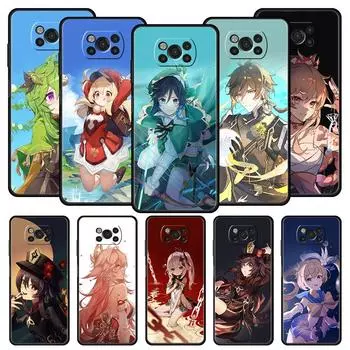 Чехол для телефона Genshin Impact Baizhu для Xiaomi Poco X5 Pro X4 X3 NFC F5 Pro F4 F3 GT M5 M4 Pro 5G M3 C51 C50 C55, силиконовый чехол Poco X5 Pro