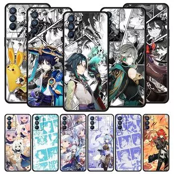 Чехол для телефона Genshin Impact для Oppo Reno8 Reno7 Reno6 Pro Plus A54 5G Find X6 X5 A53 A52 A9 A15 A95 A17 A16 A76 A74 A57 A31 Oppo A16