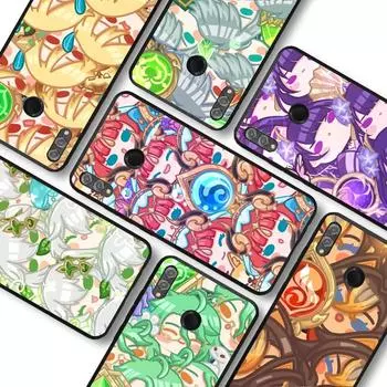Чехол для телефона Genshin Impact для Redmi 8 9 10 pocoX3 pro для Samsung Note 10 20 для Huawei Mate 20 30 40 50 lite Huwei P40lite UE