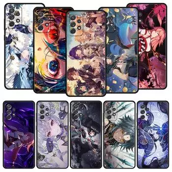 Чехол для телефона Genshin Impact для Samsung Galaxy A13 A51 A71 A41 A31 A21S A11 A01 A03S A12 A32 A52 A22 A23 A33 A53 A73 5G Мягкий чехол Samsung A33 5G