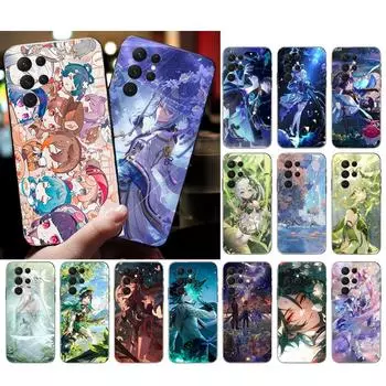 Чехол для телефона Genshin Impact для Samsung A52S A21S A33 A23 A13 A14 A32 A52 A53 A54 A51 A71 M51 M51