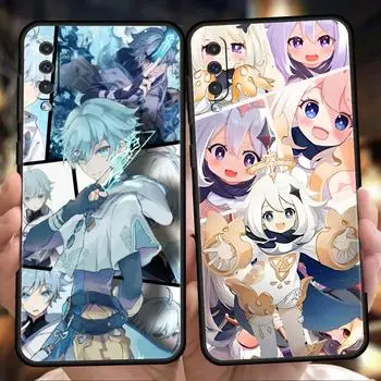 Чехол для телефона Genshin Impact для Samsung Galaxy A15 A13 A51 A71 A41 A31 A21S A03S A05 A12 A32 A52 A22 A23 A25 A33 A53 A73 5G Samsung A53 5G