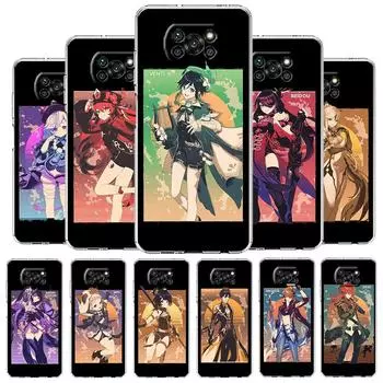 Чехол для телефона Genshin Impact для Xiaomi Poco X3 NFC F3 M3 X4 M4 Pro 5G Mi 11 Lite Ultra 11T 11X 12 12T Pro 11i силиконовый прозрачный чехол Xiaomi Mi 11i