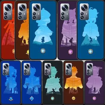 Чехол для телефона Genshin Impact для Xiaomi Mi 13 12 11T 10T 12T Pro 12X 11i 11 Ultra 10 Lite 5G 9 8 6X 5X A1 A2, чехол, чехол, чехол, чехол, чехол Xiaomi Mi 11