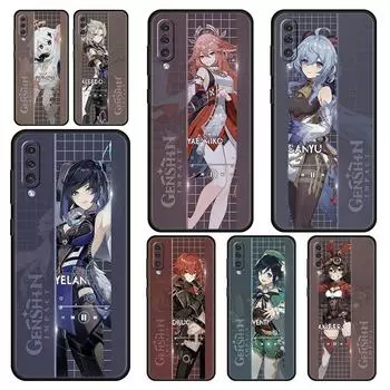 Чехол для телефона Genshin Impact Game Role для Samsung Galaxy A52 A50 A70 A10 A30 A40 A20S A20E A02S A12 A22 A72 A42 A32 5G A04s Samsung A20s