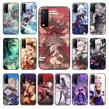 Чехол для телефона Genshin Impact Game Yan Fei для VIVO Y31 Y21 Y70 Y21S Y20 Y72 1907 Y12 Y11S Y53S Y33S Y55 Y76 Y51 Y15S Y01 Funda VIVO Y20I Y20S