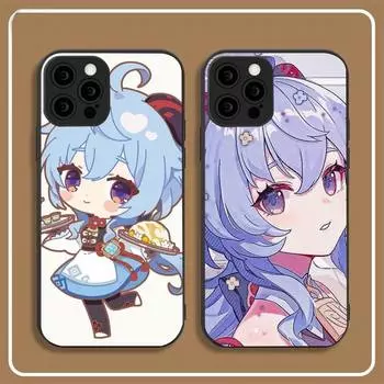 Чехол для телефона Genshin Impact Gan Yu для iPhone 11 12 13 14 Pro Max 7 8 Plus X Xr Xs Max Se 2020 Mini iphone 12