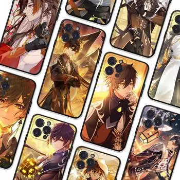 Чехол для телефона Genshin Impact God of Contracts для iPhone 8 7 6 6S Plus X SE 2020 XR XS 14 11 12 13 Mini Pro Max, чехол для мобильного телефона 6plus or 6s plus
