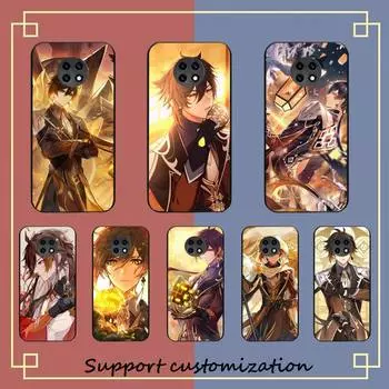 Чехол для телефона Genshin Impact God of Contracts для Redmi Note 8 7 9 4 6 pro max TX 5A 3 10 lite pro Redmi note4