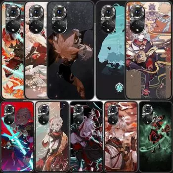 Чехол для телефона Genshin Impact Kaedehara Kazuha для Huawei P Smart 2021 Y5 Y6 Y7 Y9 Honor 50 20 Pro 10 10I 9 9X Y9S 8 8A 8X 8S 7S Cov P Smart 2019(2020)