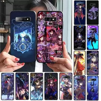 Чехол для телефона Genshin Impact Mona для Samsung Galaxy S20 S10 Plus S10E S5 S6 S7edge S8 S9 S9Plus S10lite 2020 Galaxy S10 plus