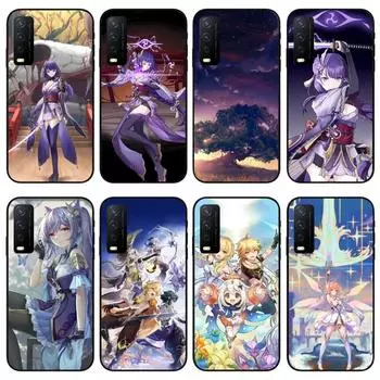 Чехол для телефона Genshin Impact Raiden Shogun для VIVO Y95 Y93 Y20 V19 V17 V15 Pro X60 NEX, мягкий черный чехол для телефона VIVO Y95