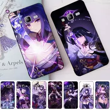 Чехол для телефона Genshin Impact Raiden Shogun для Samsung Note 9 10 20 Plus Pro Ultra J6 J5 J7 J8, мягкий черный чехол для телефона Galaxy Note20