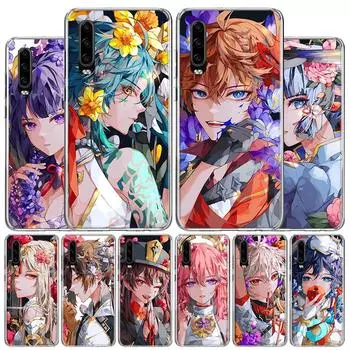 Чехол для телефона Genshin Impact Raiden Shogun Baal для Huawei P30 P20 P10 P40 P50 Pro Mate 20 40 30 10 Lite, популярные Fundas Art G Huawei P30