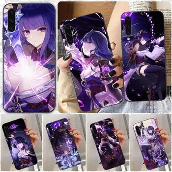 Чехол для телефона Genshin Impact Raiden Shogun для Samsung A91 A81 A73 A72 A71 A30S A20 A12 A13 A52 A53 4G 5G, мягкий черный чехол для телефона Samsung A91