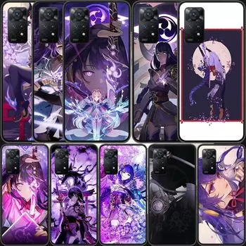 Чехол для телефона Genshin Impact Raiden Shogun для Xiaomi Redmi K40 Pro 10 Prime 10A 10C 10X 9 9A 9C 9T 8 8A 7 7A 6 6A S2 K30 K20 C Redmi 9